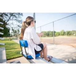 Stansport Steel Frame Foldable Coliseum Seat - Blue -Crosley shop GUEST dba5d5a4 19a2 4ab1 8b26 557463c0282b