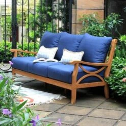 Abbington Teak Patio Sofa With Cushion - Cambridge Casual 11 Abbington Teak Patio Sofa With Cushion - Cambridge Casual -Crosley shop GUEST dc671f45 addc 4263 b840 556c01cdb4c2