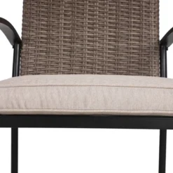 5pc Outdoor Bar Set With Cushions & Square Metal Table With Umbrella Hole - Captiva Designs 13 5pc Outdoor Bar Set With Cushions & Square Metal Table With Umbrella Hole - Captiva Designs -Crosley shop GUEST de612aa6 9d5e 4571 8bcf 3ef4212c118d