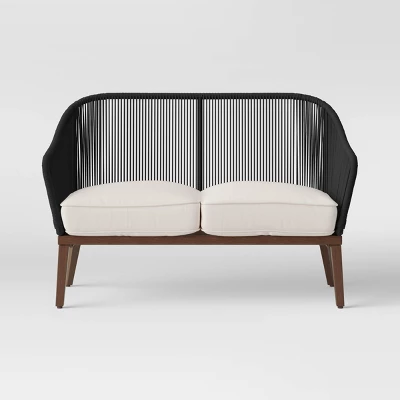 Purcell Wood Patio Loveseat - Project 62™ 2 Purcell Wood Patio Loveseat - Project 62™ - Image 2