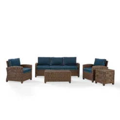 Bradenton 5pc Outdoor Wicker Sofa Set - Crosley -Crosley shop GUEST e0c34a7c fc81 4f67 b813 52525cba84b1