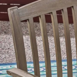 Casa 3pc Acacia Bistro Dining Set Gray/Cream - Christopher Knight Home -Crosley shop GUEST e3d1013b b610 4a7f 8fdd e374d5b3d24e