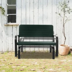 Costway Outdoor Patio Swing Porch Rocker Glider Bench Loveseat Garden Seat Steel -Crosley shop GUEST e47fb2a6 4414 4e0b ad74 00c5d5f096dd