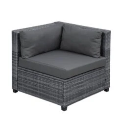 8pc Wicker Patio Conversation Set With Cushions - Gray - GODEER 16 8pc Wicker Patio Conversation Set With Cushions - Gray - GODEER -Crosley shop GUEST e74ed47e b4ae 4803 9b77 c24a6fb7abb4
