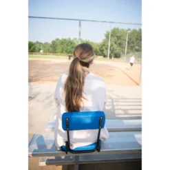 Stansport Steel Frame Foldable Coliseum Seat - Blue -Crosley shop GUEST ed228879 8f3c 488d b15a 5e6dcdbf46d6