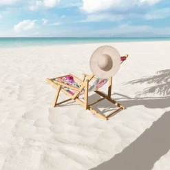 Marta Barragan Camarasa Abstract Geometrical Flowers Sling Chair - Deny Designs -Crosley shop GUEST f00895ce 8d7f 488f a2ce c46549dda7bf