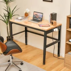 Costway 48" Adjustable Work Bench Heavy-Duty Steel Frame Worktable With Power Outlets 11 Costway 48" Adjustable Work Bench Heavy-Duty Steel Frame Worktable With Power Outlets -Crosley shop GUEST f17f0228 2d70 4177 97a0 a7c81d7b7529