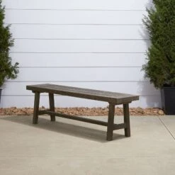 Renaissance Outdoor Patio Dining Picnic Bench - Gray - Vifah -Crosley shop GUEST f19d88cf f5ba 4b5c 85e1 ac7479e3cb6a