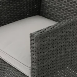 Cypress 4pk Wicker Dining Chairs - Gray/Light Gray - Christopher Knight Home 5 Cypress 4pk Wicker Dining Chairs - Gray/Light Gray - Christopher Knight Home -Crosley shop GUEST f1e169a1 ce08 4a10 9dd5 4f134e3da4a1