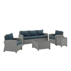 Bradenton 5pc Outdoor Wicker Sofa Set - Crosley -Crosley shop GUEST f4f6439d 53c0 49b5 8af5 21b3cb5d0f17