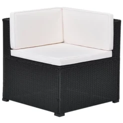 5pc Wicker Patio Conversation Set With Cushions - Black/Beige - GODEER 25 5pc Wicker Patio Conversation Set With Cushions - Black/Beige - GODEER -Crosley shop GUEST f86171c2 8066 466b a0ef a49f14a3f4b9