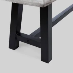 Carlisle Acacia Wood Dining Bench Light Gray - Christopher Knight Home -Crosley shop GUEST f8b75cbb a997 42a8 b6a4 aaa2e1b769a3