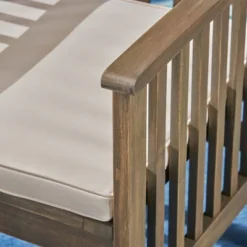 Casa 3pc Acacia Bistro Dining Set Gray/Cream - Christopher Knight Home -Crosley shop GUEST fa97fa65 ac39 4cd1 a058 e59def856c35