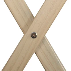 Outsunny 3 Pieces Patio Folding Bistro Set, Outdoor Pine Wood Table And Chairs Set With Tie-on Cushion & Square Coffee Table, Dark Blue -Crosley shop GUEST fad636c4 5846 4a55 a678 4f73dcc4c8cf