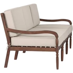 Teal Island Designs Napa Natural Dark Oil Acacia Modular 3-Seater -Crosley shop GUEST fce42514 ed71 4aef 9fa6 50052f3cc551