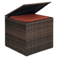 6pc Wicker Outdoor Conversation Set With Cushions - Orange - EDYO LIVING -Crosley shop GUEST fdb6f4b7 fc66 42e4 9384 3abd1ebf6b42