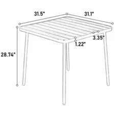 5/7pcs Outdoor Dining Set, Patio Furniture Set Seating Group, Steel Dining Table With Chairs Set For Garden -ModernLuxe 8 5/7pcs Outdoor Dining Set, Patio Furniture Set Seating Group, Steel Dining Table With Chairs Set For Garden -ModernLuxe -Crosley shop GUEST fe6839ec c242 4600 ba1e e5d54ef1ba8f