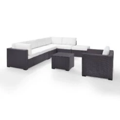Biscayne 6pc Outdoor Wicker Sectional Set - White - Crosley 10 Biscayne 6pc Outdoor Wicker Sectional Set - White - Crosley -Crosley shop GUEST fe92fb70 8b3d 47c8 9dc0 6a18ad5ce019