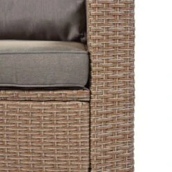 4pc Outdoor Wicker Conversation Set With Cushions - Gray - GODEER 25 4pc Outdoor Wicker Conversation Set With Cushions - Gray - GODEER -Crosley shop GUEST fee8ebe0 1b24 435c bebe 80d9c8cab538