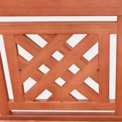 Malibu 3pc Rectangle Wood Outdoor Patio Dining Set - Tan - Vifah -Crosley shop GUEST ff783a3e 0dd6 4ddc 9714 f8a4c34c3d8b